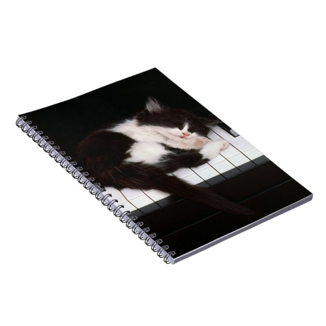 Notebook-Klavier Kitten Notizblock (Rechte Seite)