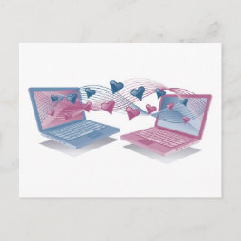 Notebook-Lieben Postkarte