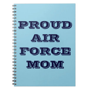 Notebook-Mama der Proud Air Force Notizblock