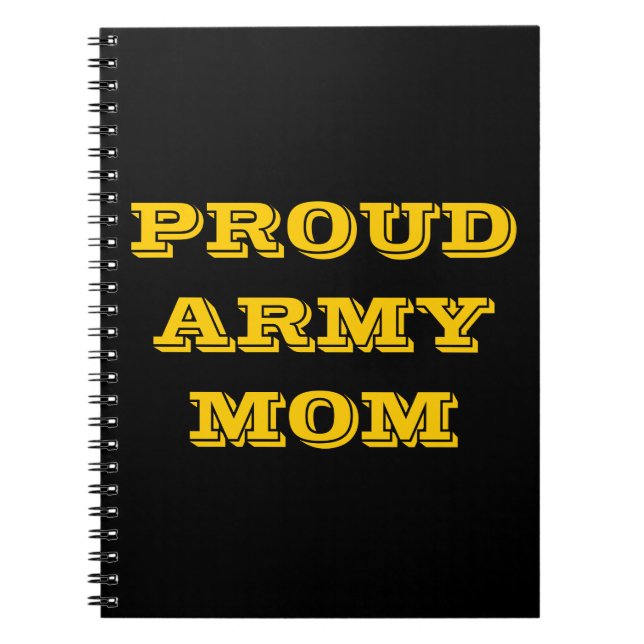 Notebook-Mama der Proud-Armee Notizblock (Vorderseite)