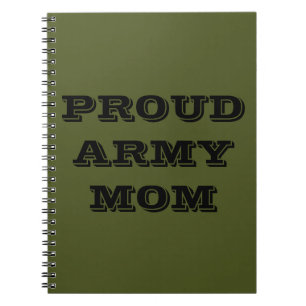 Notebook-Mama der Proud-Armee Notizblock
