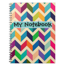 Notebook - Mehrfarbig Zigzag