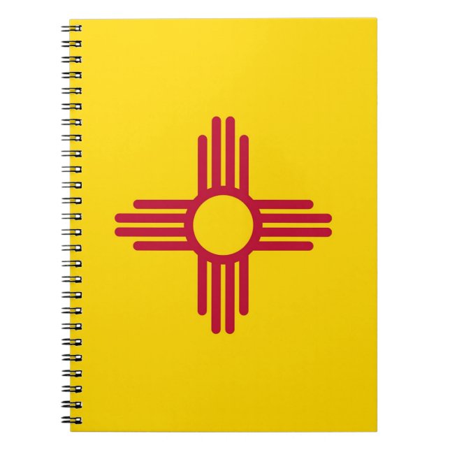 Notebook mit Flag New Mexico Staat Notizblock (Vorderseite)