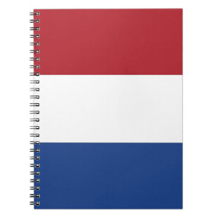 Notebook mit Flagge in den Niederlanden Notizblock