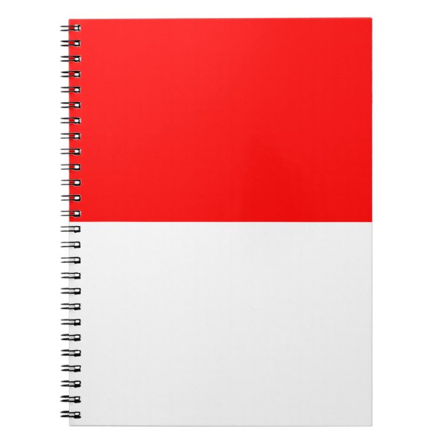 Notebook mit Flagge in Indonesien Notizblock (Vorderseite)