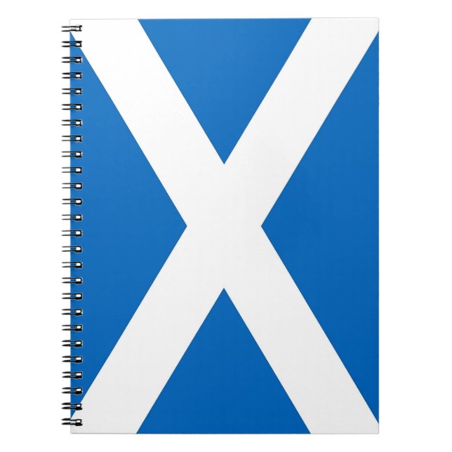 Notebook mit Flagge in Schottland Notizblock (Vorderseite)
