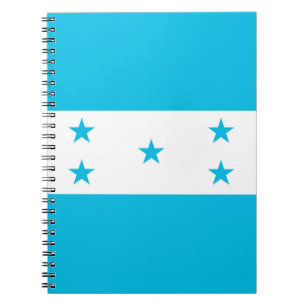 Notebook mit Flagge von Honduras Notizblock