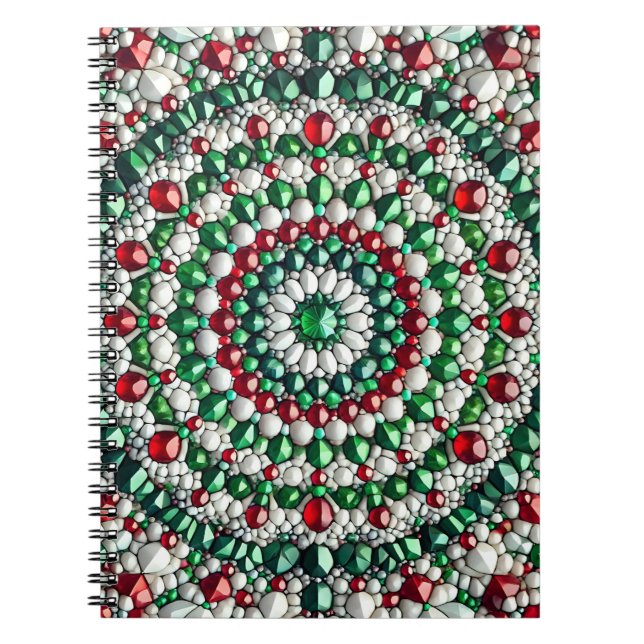 Notebook mit italienischer Farbgestaltung Abstrakt Notizblock (Vorderseite)