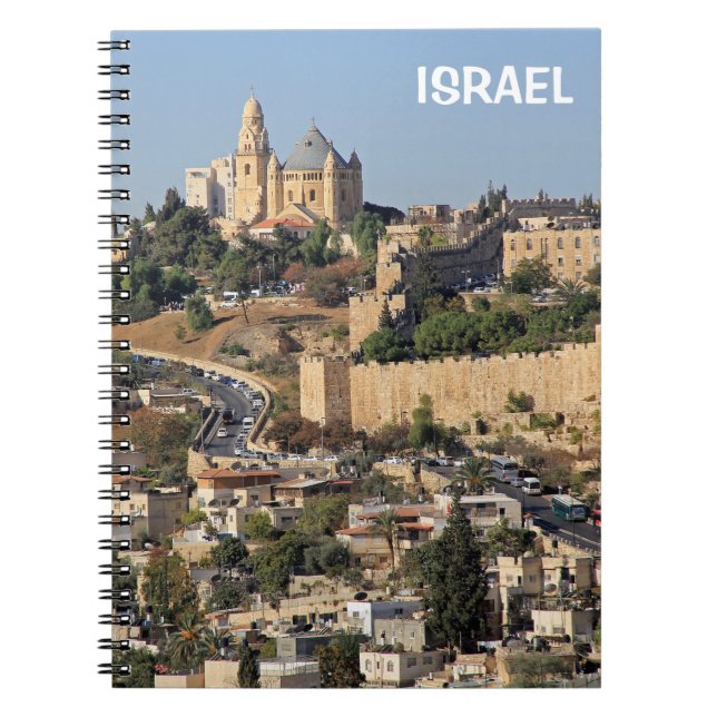 Notebook mit Jerusalem in Israel Notizblock (Vorderseite)