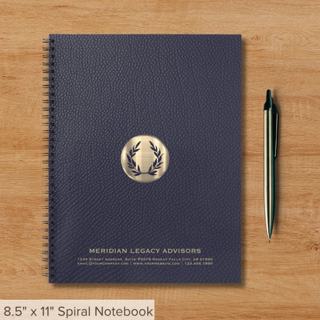 Notebook mit Laurel Emblem Notizbuch (Von Creator hochgeladen)