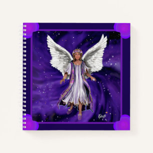 Notebook mit lila Soul Notizbuch