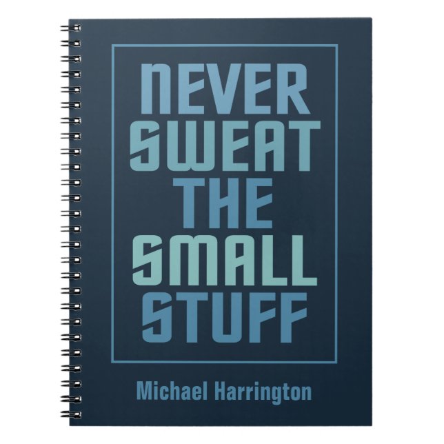 Notebook mit motivierend individuelle Name Notizblock (Vorderseite)