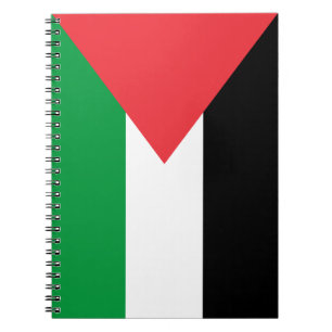Notebook mit palästinensischer Flagge Notizblock