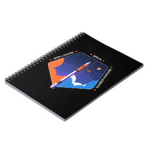 Notebook mit Spica Mission Patch Notizblock