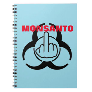 Notebook Monsanto Bio Hazard Gedreht Notizblock