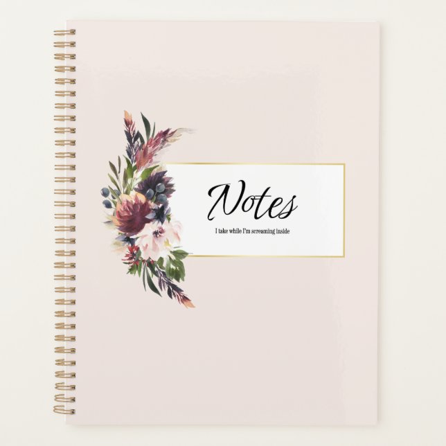 Notebook of Internally Screaming Planer (Vorderseite)