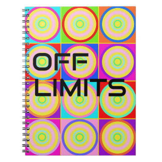 Notebook "Off Limits" Notizblock