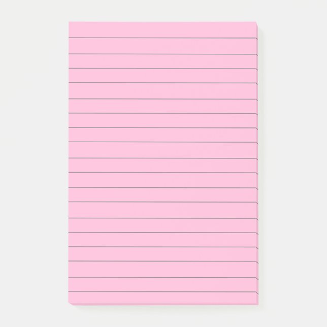 Notebook-Papier für die rosa Linse Post-it Klebezettel (Vorderseite)