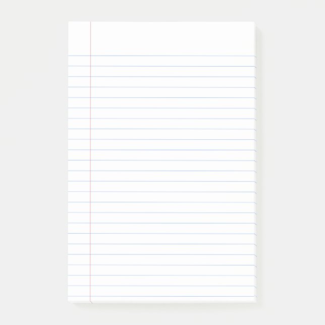 Notebook-Papierdesign in Post-It-Notes Post-it Klebezettel (Vorderseite)