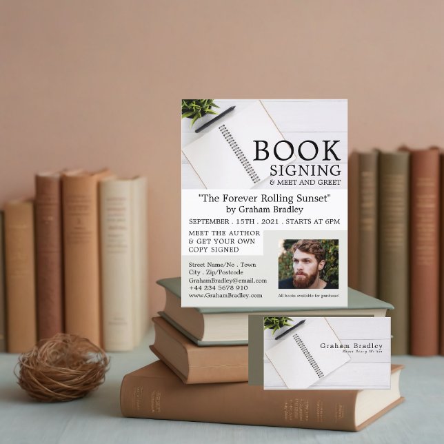 Notebook & Pen, Writer Visitenkarte (Von Creator hochgeladen)