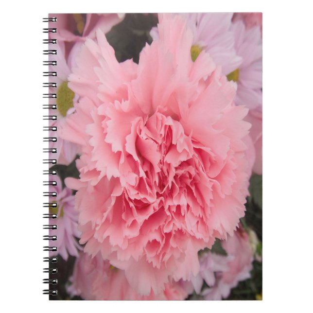Notebook Pink Carnation Beauty Notizblock (Vorderseite)