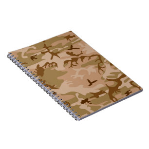 Notebook-Planer der Wüste Sand Camouflage Notizblock