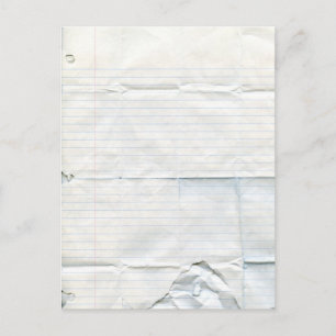 Notebook-Postkarte Postkarte