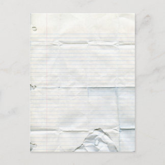 Notebook-Postkarte Postkarte