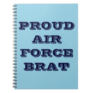 Notebook Proud Air Force Brat Notizblock