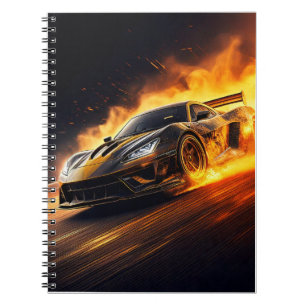 Notebook - Rennwagen Notizblock
