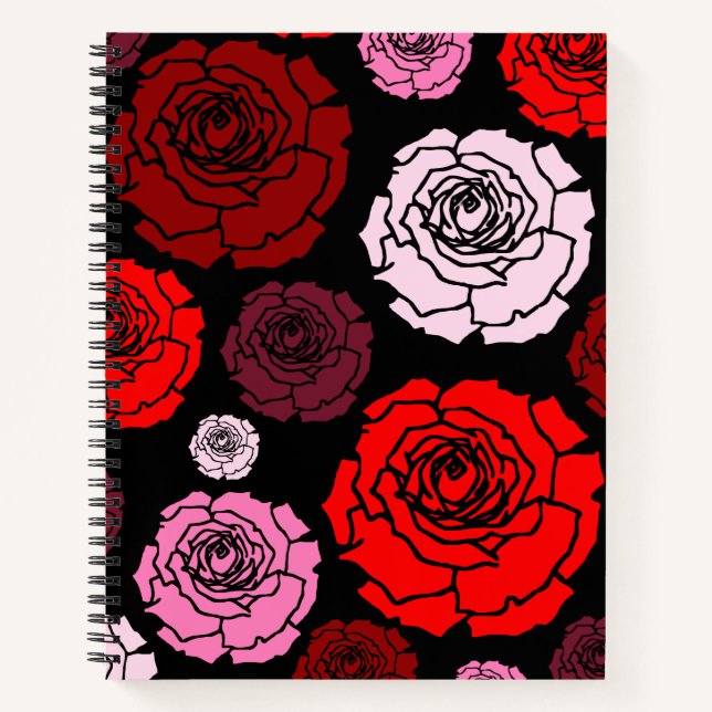 Notebook-Rose Notizbuch (Vorderseite)