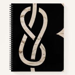 Notebook - schwarz und Rock Notizbuch