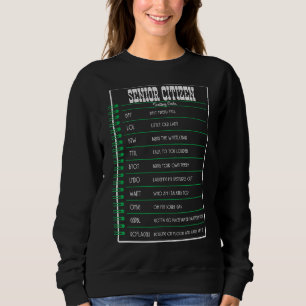 Notebook Senior Citizen Sims Code Old People Sweatshirt