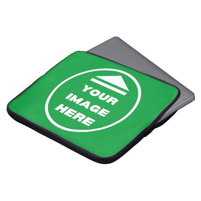 Notebook-Sieb - Personalisiert - Bild hinzufügen / Laptopschutzhülle (Vorne Oben)