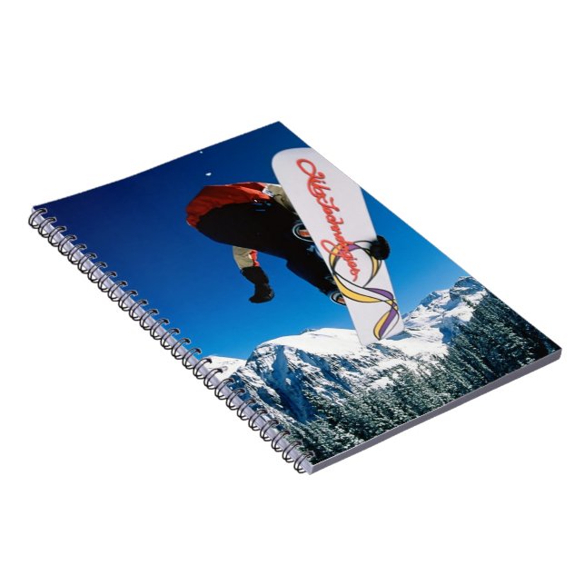 Notebook-Snowboarder Notizblock (Rechte Seite)