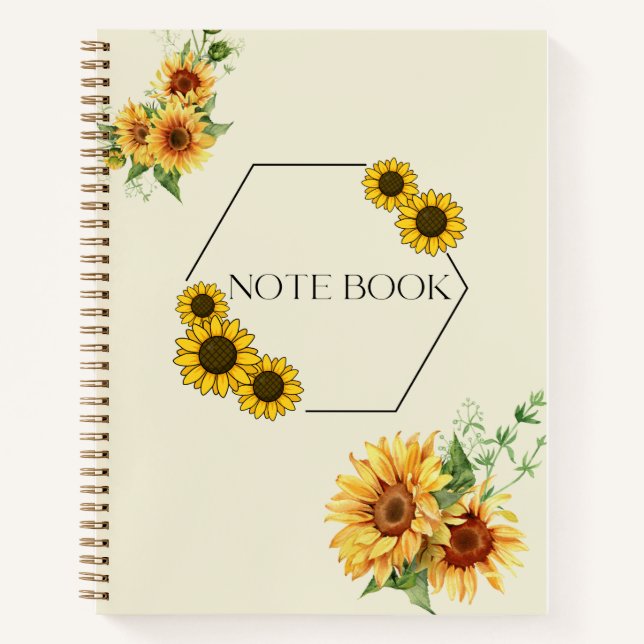 Notebook-Sonnendusche Notizbuch (Vorderseite)