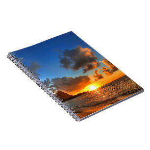Notebook-Sonnenuntergang Notizblock