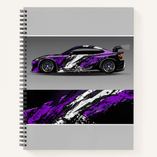 Notebook-Sportwagen Notizbuch