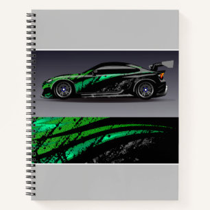Notebook-Sportwagen Notizbuch