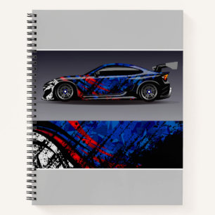 Notebook-Sportwagen Notizbuch