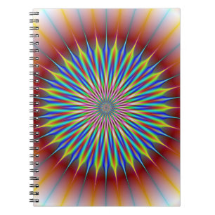 Notebook-Star-Blume Notizblock