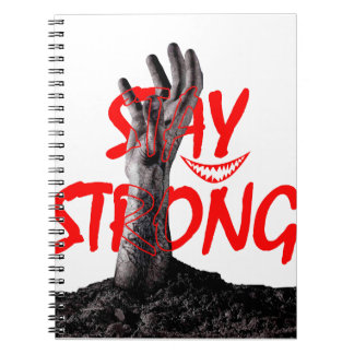 Notebook : Stay Strong Motivational Quote Design  Notizblock