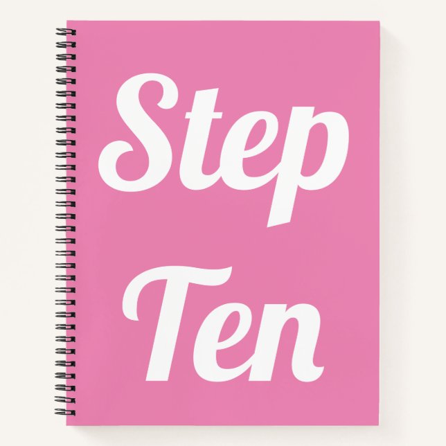 Notebook "Step Ten" II Notizbuch (Vorderseite)