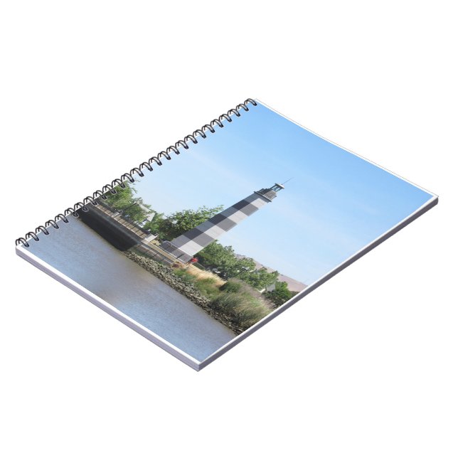 Notebook - Suisun Harbour Lighthouse Notizblock (Linke Seite)