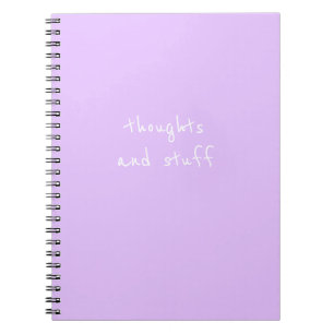 Notebook - thoughts and stuff notizblock