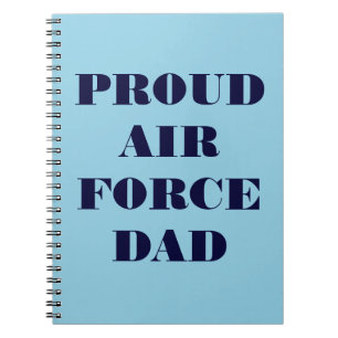 Notebook-Vater der Proud Air Force Notizblock