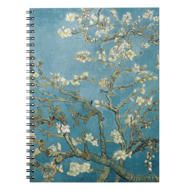 Notebook Vincent van Gogh Almond Blossom Notizblock (Vorderseite)