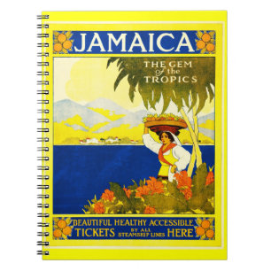 Notebook-Vintage Travel-Jamaica Notizblock