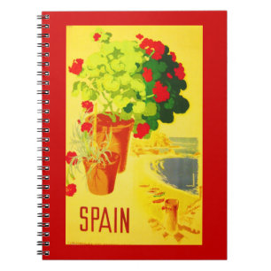 Notebook Vintage Travel-Spanien Notizblock