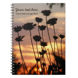 Notebook-Wildblumen Notizblock